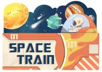 Book Cover for Space Train by Christopher Robbins