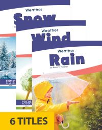 Book Cover for Weather (Set of 6). Hardcover by Brienna Rossiter