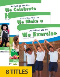 Book Cover for Activities We Do (Set of 8). Paperback by 