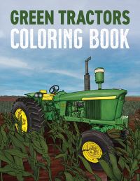 Book Cover for Green Tractors Coloring Book by Lee Klancher