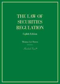 Book Cover for The Law of Securities Regulation by Thomas Lee Hazen