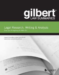 Book Cover for Legal Research, Writing & Analysis by Peter Jan Honigsberg, Edith Ho