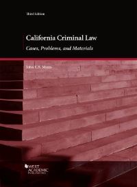 Book Cover for California Criminal Law by John E. B. Myers