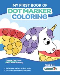 Book Cover for My First Book of Dot Marker Coloring by Woo Jr Kids Activities
