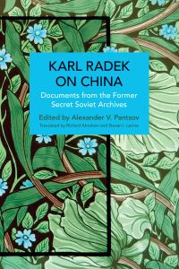 Book Cover for Karl Radek on China by Karl Radek