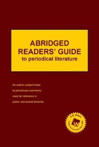 Book Cover for Abridged Readers' Guide to Periodical Literature (2020 Subscription) by HW Wilson
