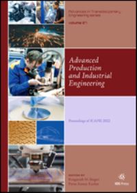Book Cover for Advanced Production and Industrial Engineering by International Conference on Advanced Production and Industrial Engineering