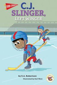 Book Cover for C.J. Slinger, Left Winger by K A Robertson
