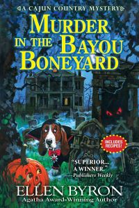 Book Cover for Murder in the Bayou Boneyard by Ellen Byron