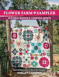 Book Cover for Flower Farm Sampler by Shelley Cavanna