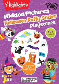 Book Cover for Halloween Puffy Sticker Playscenes by Highlights
