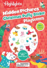 Book Cover for Christmas Hidden Pictures Puffy Sticker Playscenes by Highlights
