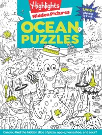 Book Cover for Ocean Puzzles by Highlights
