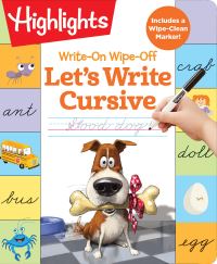 Book Cover for Write-On Wipe-Off Let's Write Cursive by Highlights Learning