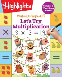 Book Cover for Write-On Wipe-Off Let's Try Multiplication by Highlights Learning
