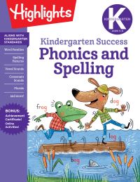 Book Cover for Kindergarten Phonics and Spelling Learning Fun Workbook by Highlights Learning