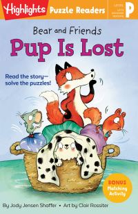 Book Cover for Bear and Friends. Pup Is Lost by Jody Jensen Shaffer