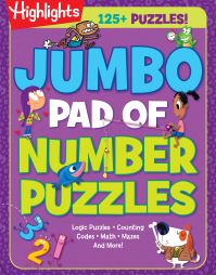 Book Cover for Jumbo Pad of Number Puzzles by Highlights