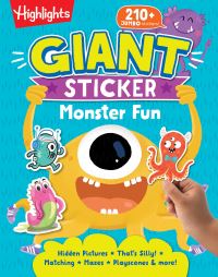 Book Cover for Giant Sticker Monster Fun by Highlights