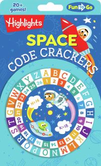 Book Cover for Space Code Crackers by Highlights