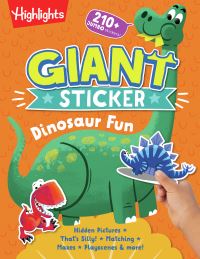 Book Cover for Giant Sticker Dinosaur Fun by Highlights