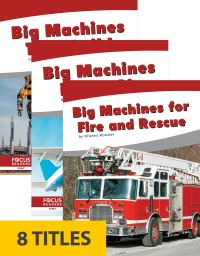 Book Cover for Big Machines (Set of 8). Paperback by Brienna Rossiter