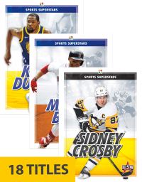 Book Cover for Sports Superstars (Set of 18) by 