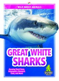 Book Cover for Great White Sharks by Martha London