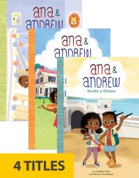 Book Cover for Ana & Andrew Set 2 (Spanish) (Set of 4) by Christine Platt