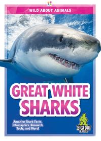 Book Cover for Great White Sharks by Martha London