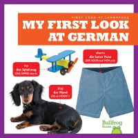 Book Cover for My First Look at German by Jenna Lee Gleisner