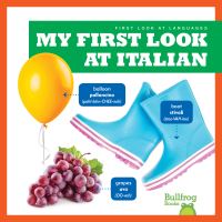 Book Cover for My First Look at Italian by Jenna Lee Gleisner