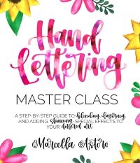 Book Cover for Hand Lettering Master Class by Marcella Astore