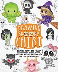 Book Cover for Drawing Spooky Chibi by Tessa Creative Art