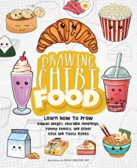 Book Cover for Drawing Chibi Food by Tessa Creative Art