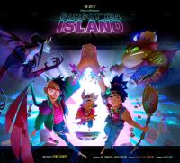 Book Cover for The Art of DreamWorks Forgotten Island by Jerry Schmitz