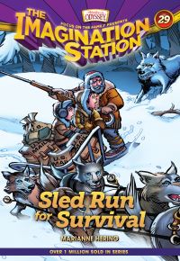 Book Cover for Sled Run for Survival. 29 by Marianne Hering
