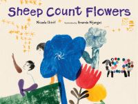 Book Cover for Sheep Count Flowers by Micaela Chirif