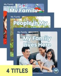 Book Cover for My Family (Set of 4). Hardcover by Sophie GeisterJones