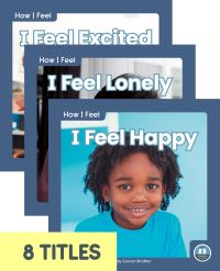 Book Cover for How I Feel (Set of 8). Hardcover by Connor Stratton