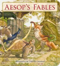 Book Cover for Aesop's Fables Oversized Padded Board Book by Aesop