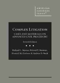 Book Cover for Complex Litigation by Richard L. Marcus, Edward F. Sherman, Howard M. Erichson, Andrew D. Bradt