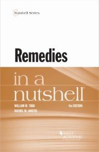 Book Cover for Remedies in a Nutshell by William Murray Tabb, Rachel M Janutis