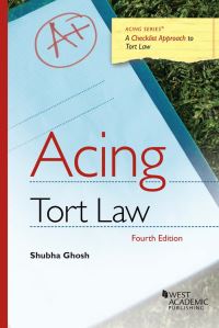Book Cover for Acing Tort Law by Shubha Ghosh