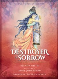 Book Cover for Destroyer of Sorrow by Vrinda Sheth