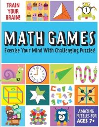 Book Cover for Train Your Brain: Math Games by Insight Kids