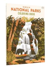Book Cover for Art of the National Parks Coloring Book, The by FiftyNine Parks