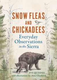 Book Cover for Snow Fleas and Chickadees by Eve Quesnel
