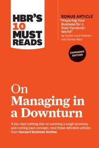 Book Cover for On Managing in a Downturn by 