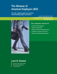 Book Cover for The Almanac of American Employers 2023 by Jack W Plunkett